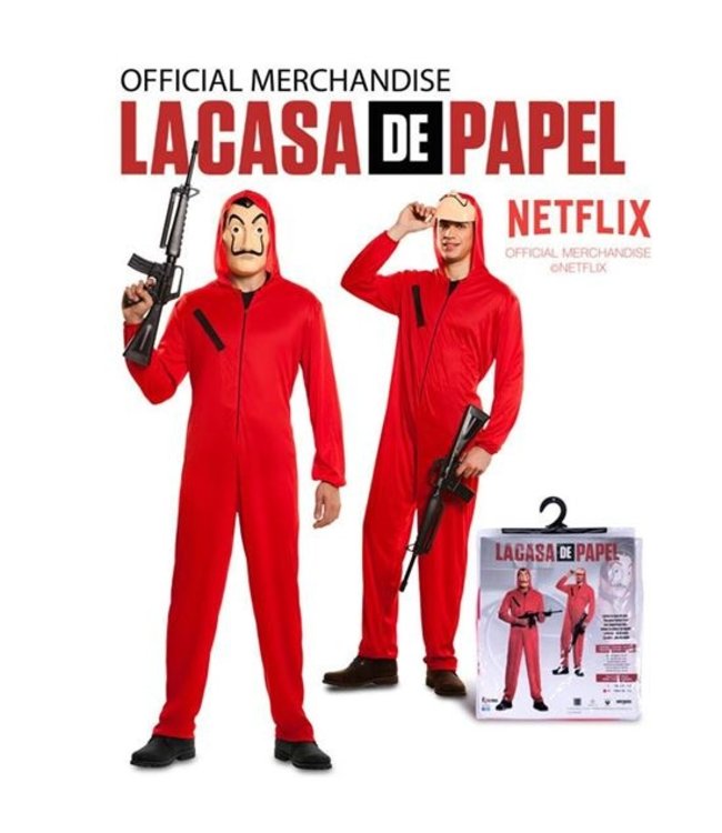 La casa de Papel overvaller Pak (mt M/L)