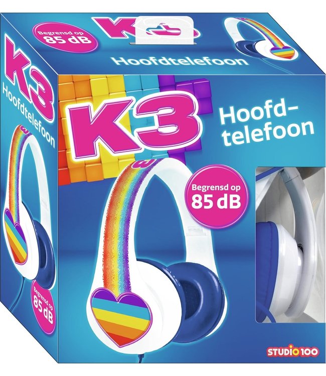 K3 - Koptelefoon - Hoofdtelefoon - Regenboog