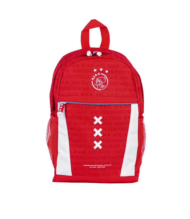 Ajax Rugtas / Rugzakklein wit rood wit all over logo XXX
