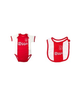 AFC AJAX Ajax Romper maat 86/92 & Slabber Voordeelset