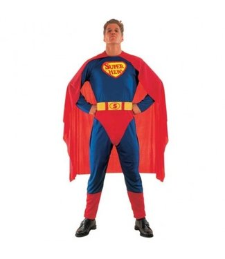 Superman Kostuum Maat M/L - Carnaval