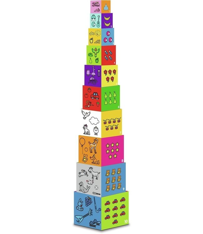 Bumba Stapelblokken 10 stuks 100 cm