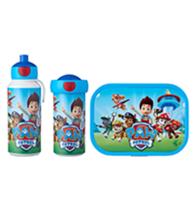 Mepal Paw Patrol Mepal Lunchset 3 Delig Lunchbox, Schoolbeker & Pop-up beker