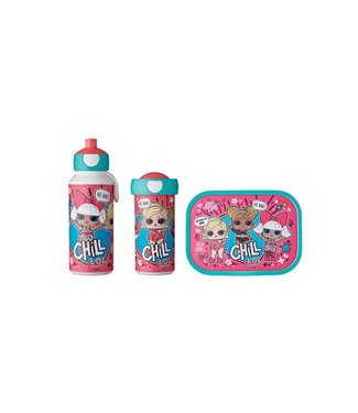 Mepal Lol Surprise Mepal Lunchset 3 Delig  Lunchbox, Schoolbeker & Pop-up beker