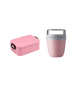 Mepal Take a Break Voordeelset Lunchbox & Lunchpot Roze