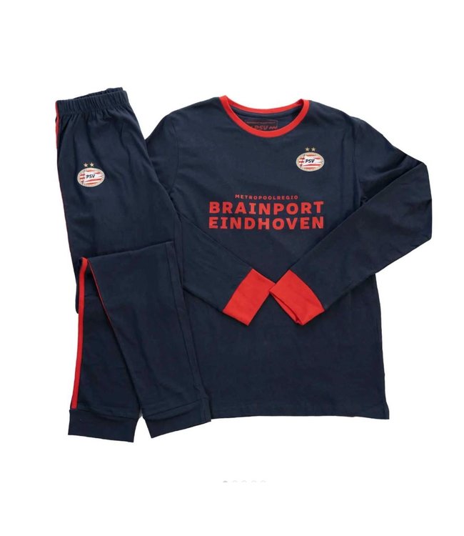 PSV Pyjama Blauw Rood Maat 128