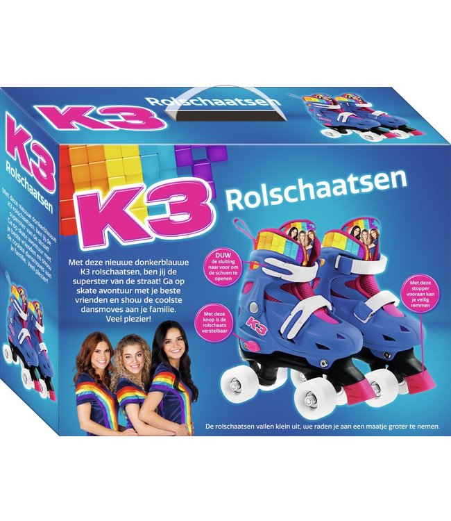 K3 Rolschaatsen Regenboog