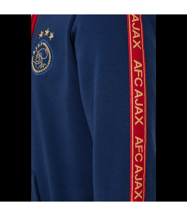 Ajax Hoody Blauw Rood Away