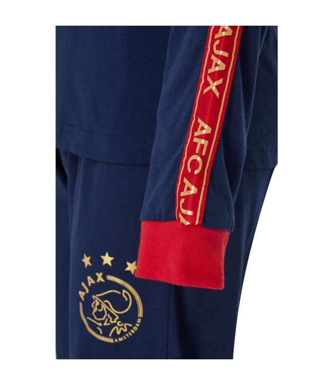Ajax Pyjama Uit Blauw Rood