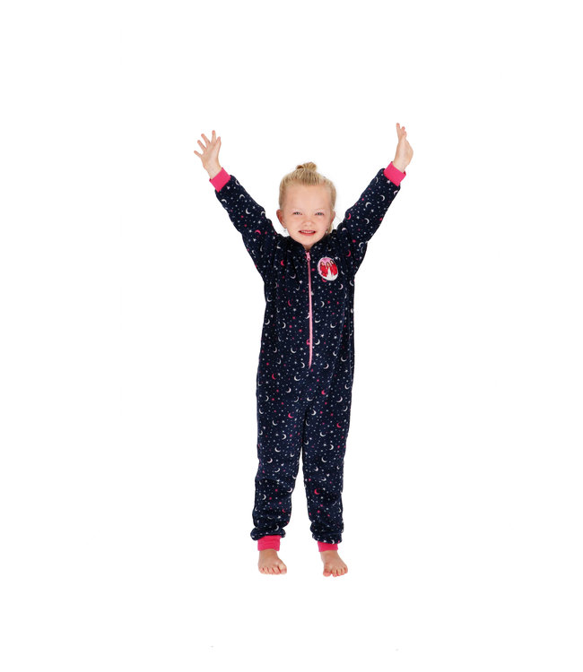 K3 Onesie Fleece Moon and Stars