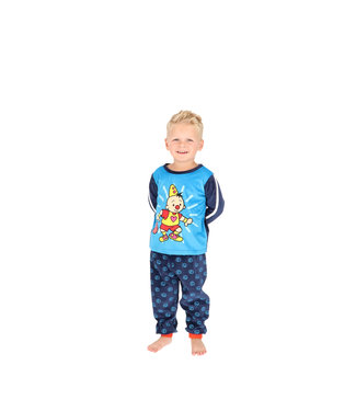 Bumba Pyjama Fleece Basketball Blauw