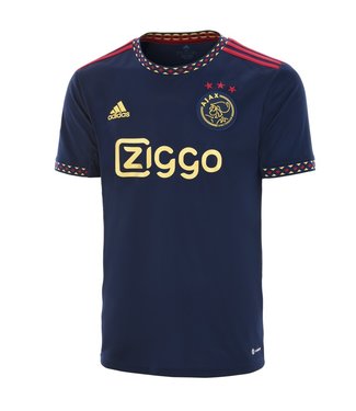 Ajax Uitshirt 22-23 Blauw Rood