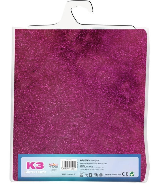 K3 Verkleedpak Glitter 3-5 jaar