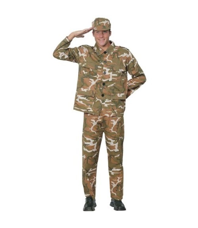 Militair kostuum / Leger kostuum (mt M/L) - Carnaval -