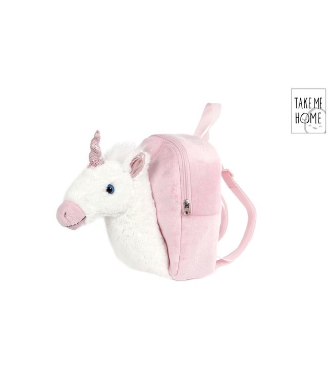 Unicorn rugzak met 3D unicorn 26cm