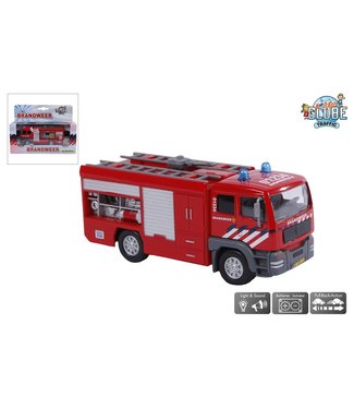 Kids Globe brandweer tankauto NL die cast pb licht geluid 13