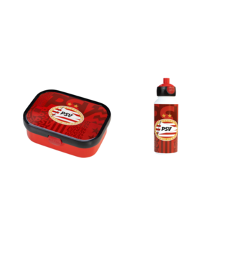 PSV Voordeelset Lunchbox & Pop up Beker Blokken