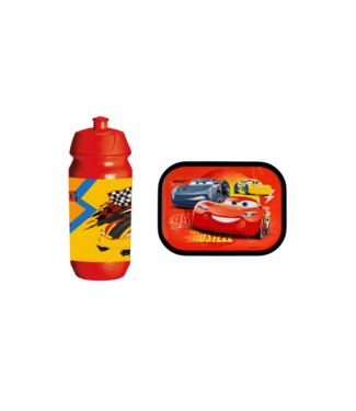 Mepal Cars Racing Lunchbox & JQ Bidon Voordeelset