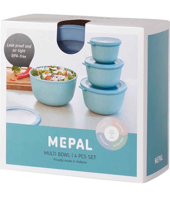 MEPAL set cirqula  4-delig (500+1000+2000+3000) nordic Blue