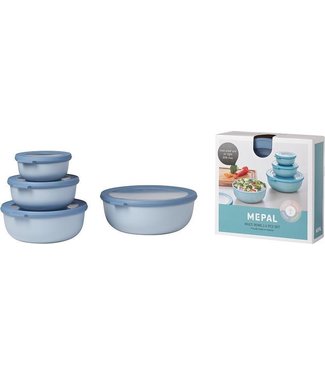 MEPAL set cirqula  4-delig (350+750+1250+2250) nordic Blue