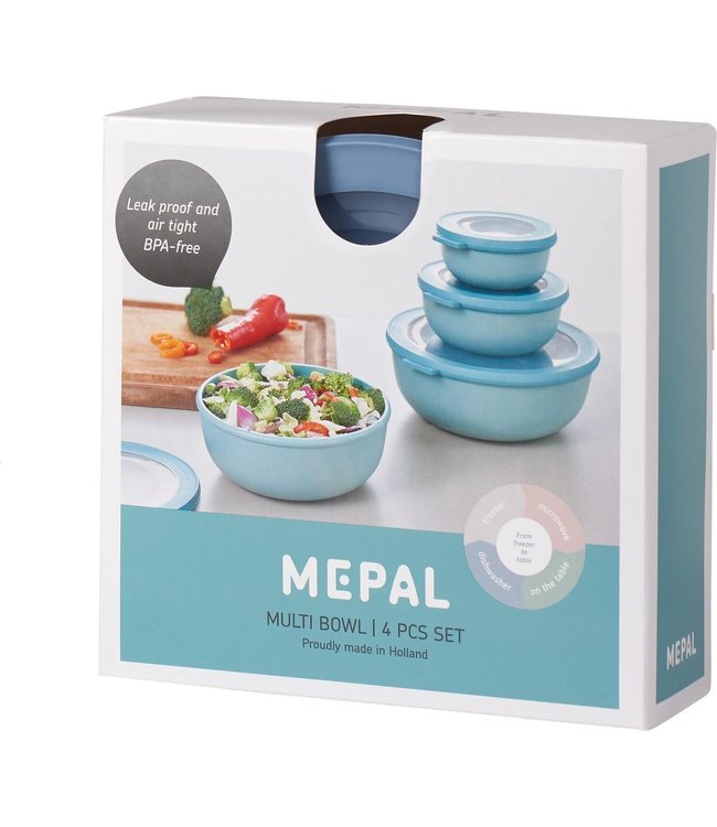 MEPAL set cirqula  4-delig (350+750+1250+2250) nordic Blue