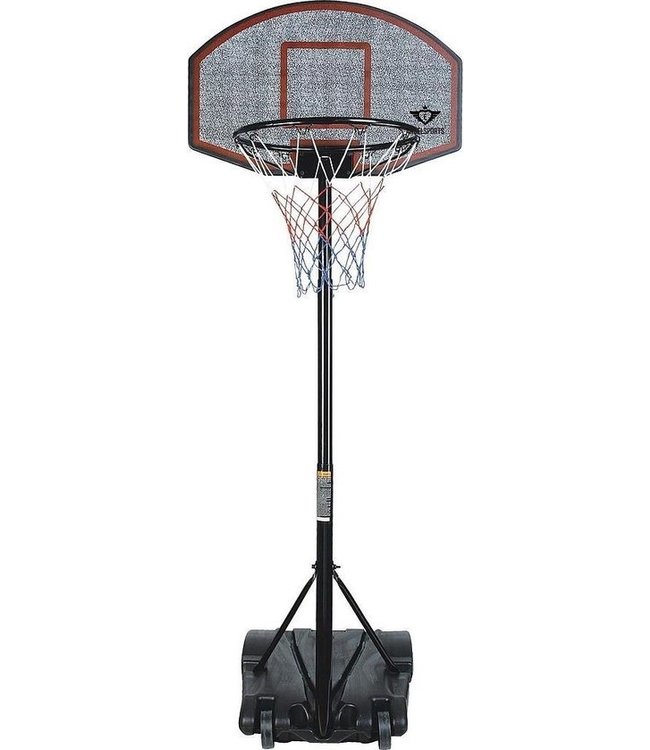 Basketbalstandaard van 140 cm tot 215 cm