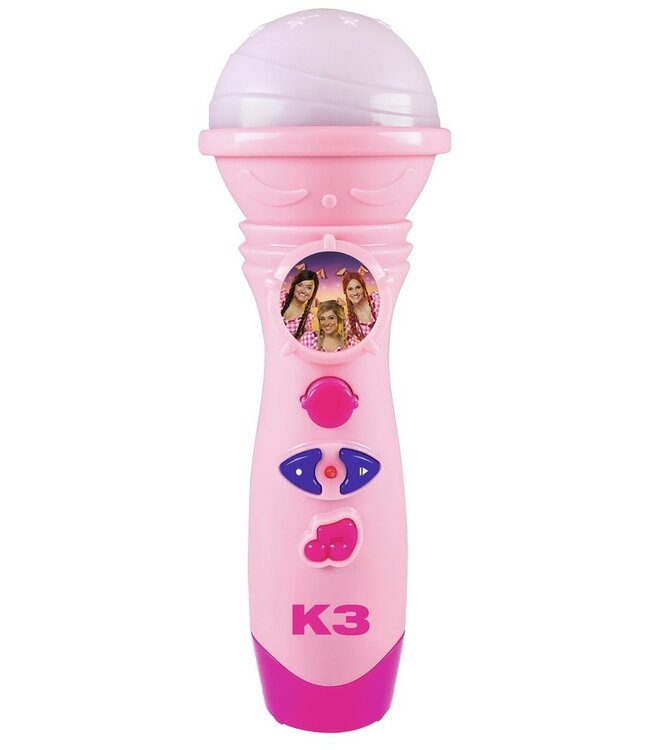 K3 Microfoon met stemopname - roze