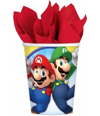 Bekers Super Mario Bros (250ml, 8st)