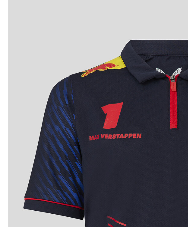 Oracle Red Bull Racing Max Verstappen Teamline Driver Kids Polo 2023