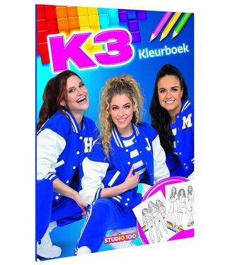 K3 kleurboek Marthe, Julia & Hanne