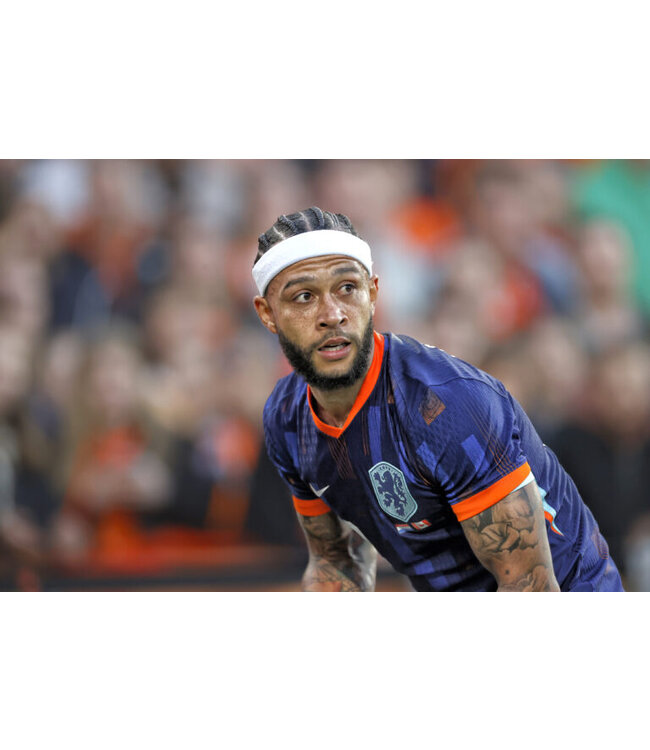 Memphis Depay Zweetband Wit + Polsbandje _ Ek 2024 -