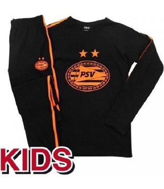 PSV Pyjama Zwart Oranje 110-116