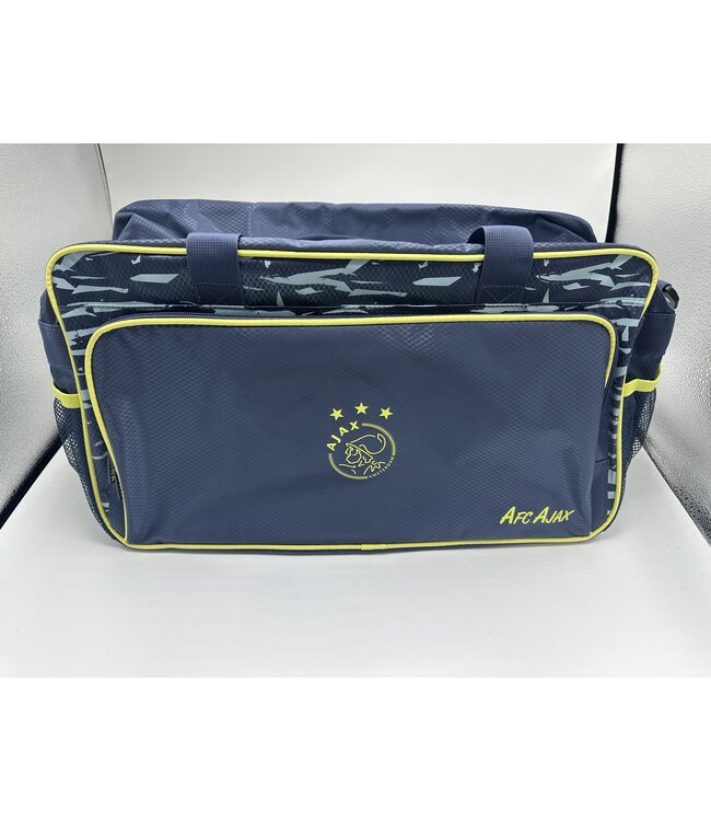 Ajax Sporttas Medium  Blauw Geel