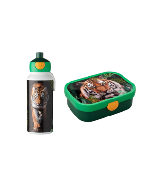 Mepal Tijger Lunchset Broodtrommel en Pop-up Beker