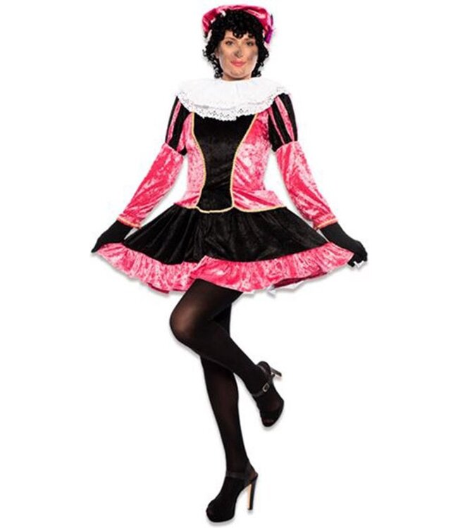 Pietjurkje met petticoat roze (M) - Sinterklaas -