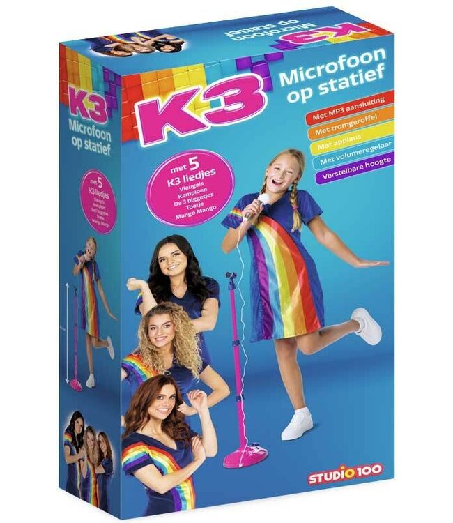 K3 Microfoon op steel - Hanne Marthe & Julia -