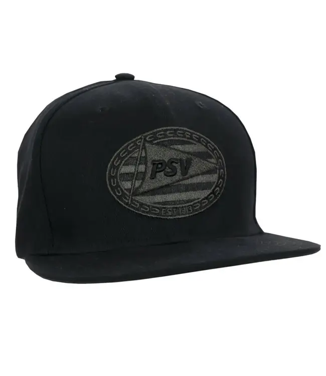 PSV Cap Logo Zwart JR