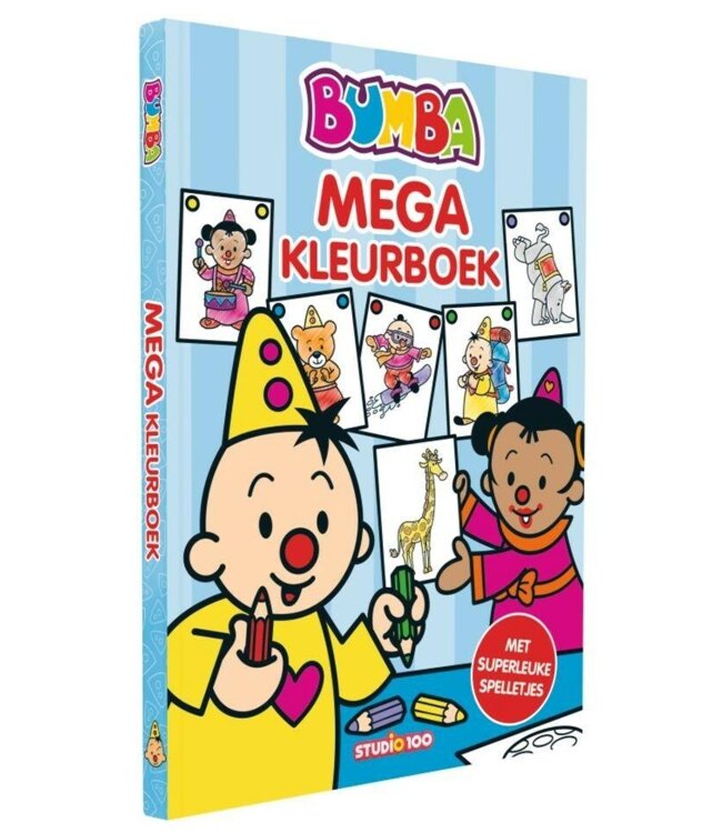 Bumba Mega Kleurboek - Met superleuke spelletjes
