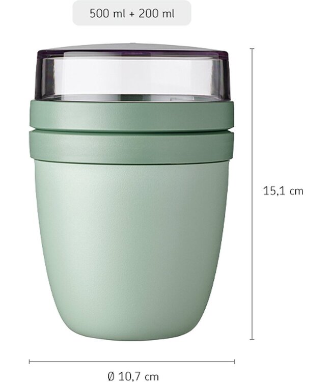 Mepal Ellipse Lunchpot -Nordic Sage