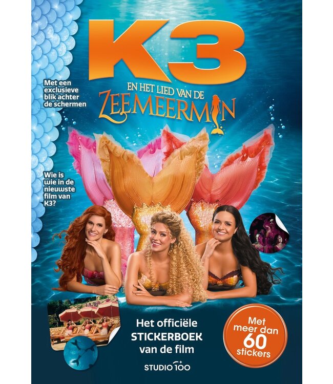 K3 Filmstickerboek Lied van de Zeemeermin -