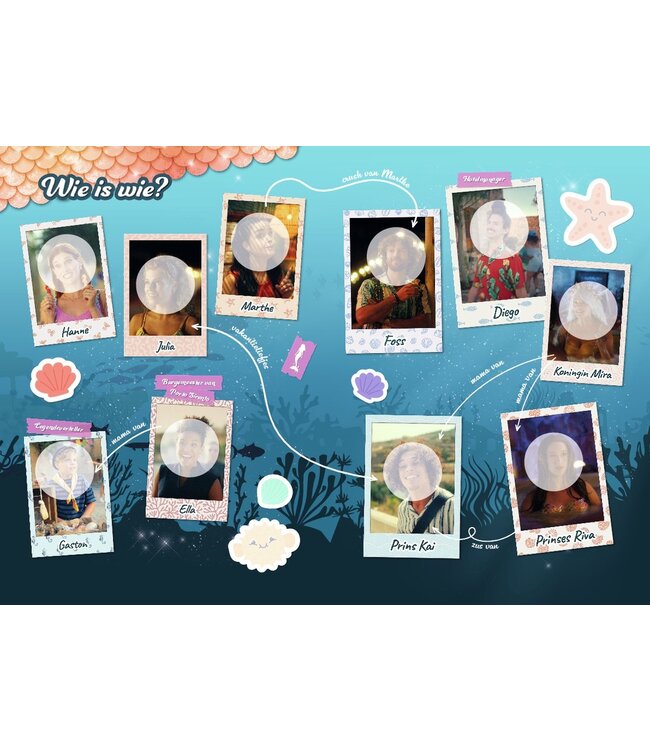 K3 Filmstickerboek Lied van de Zeemeermin -