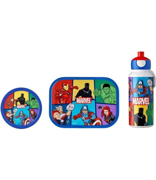 Avengers Pop-up, Lunchbox en fruitbox