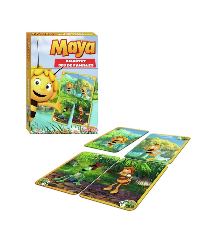 MAYA de Bij spel - kwartet (groot formaat)