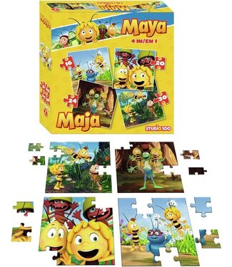 MAYA de Bij puzzel 4 in 1