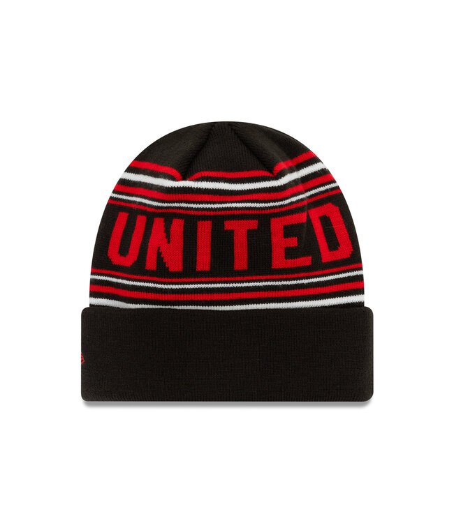 Manchester United Stripe Cuff Beanie