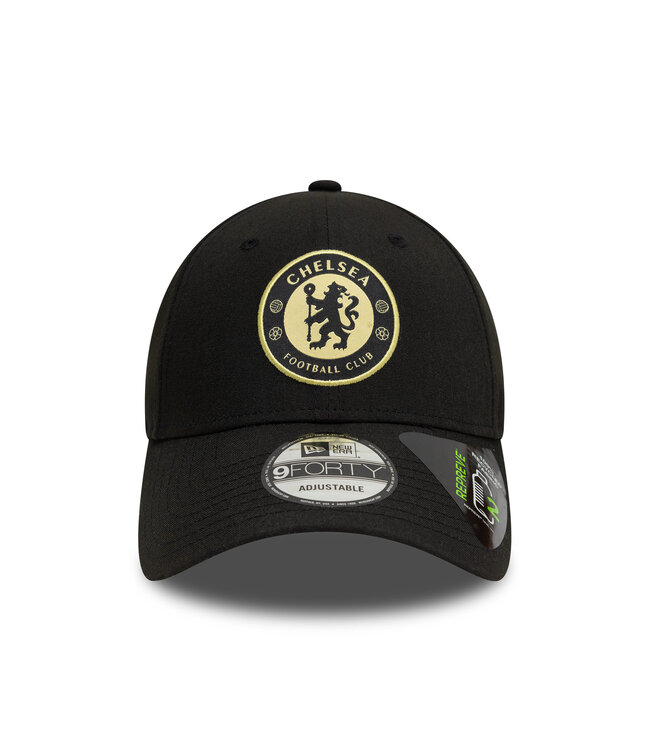 Chelsea Seasonal Pop 9Forty Logo New Era Cap Zwart