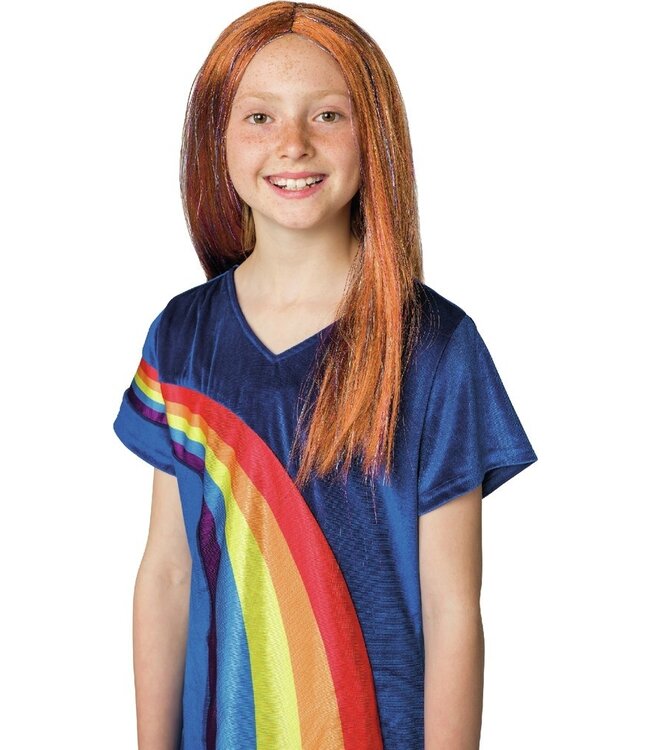 K3 pruik - Hanne met glitter extensions