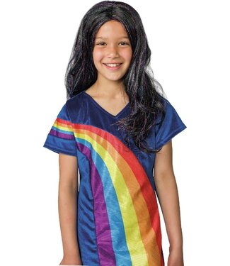K3 pruik - Marthe met glitter extensions