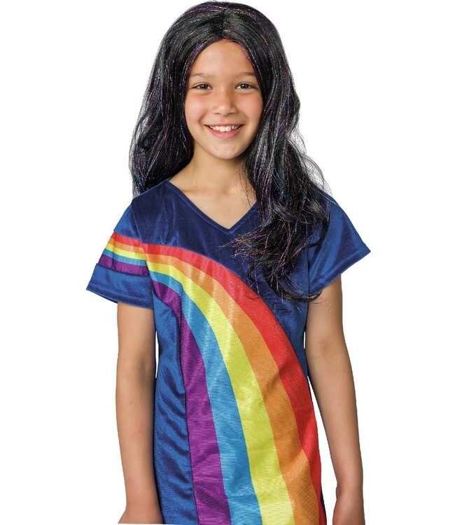 K3 pruik - Marthe met glitter extensions