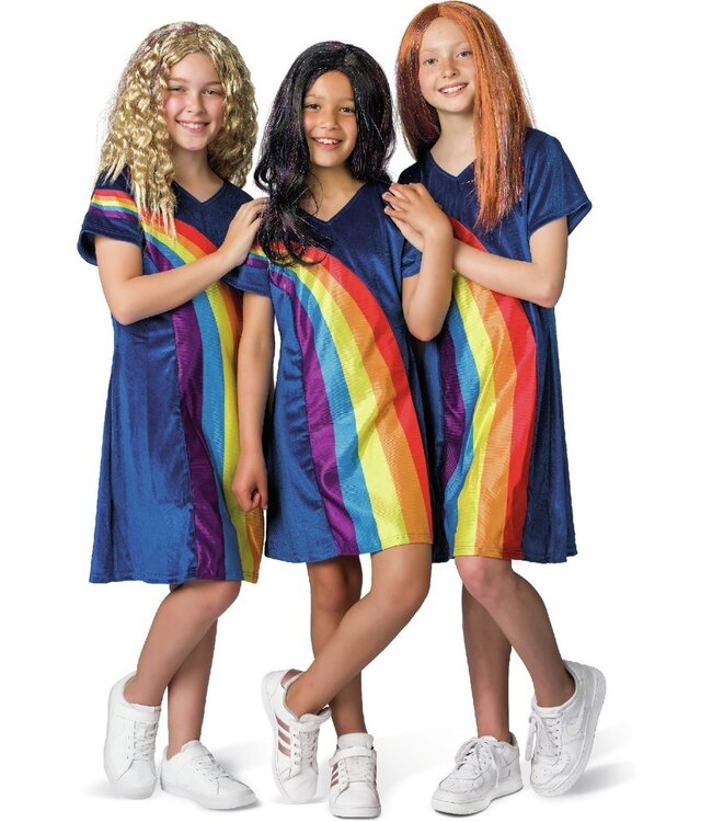 K3 pruik - Julia met glitter extensions